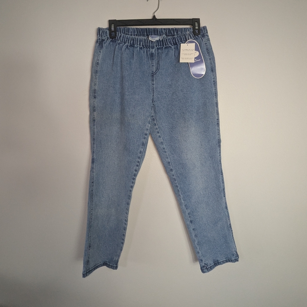 1XP NWT DG2 by Diane Gilman Petite Pull On Skinny Jeans - Picture 1 of 3